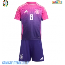 Camisa de time de futebol Alemanha Toni Kroos #8 Replicas 2º Equipamento Infantil Europeu 2024 Manga Curta (+ Calças curtas)